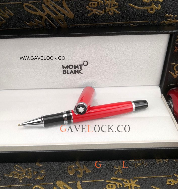 Wholesale Copy Mont Blanc Writers Edition Red Rollerball Pen